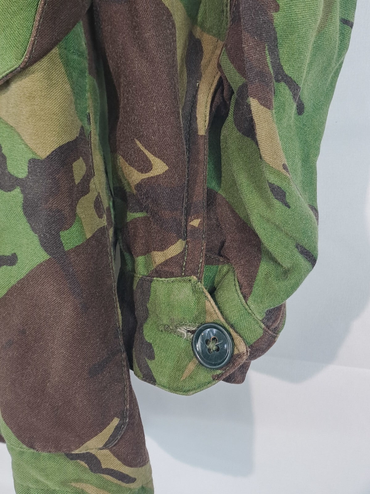 Genuine Surplus British 1970's Lined Vintage DPM Camo Jacket 36" (2641)