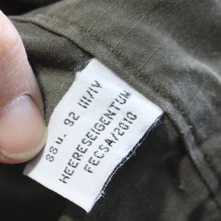 Genuine Surplus Austrian Army Olive Trouser Cutoff Shorts Military  (3292)
