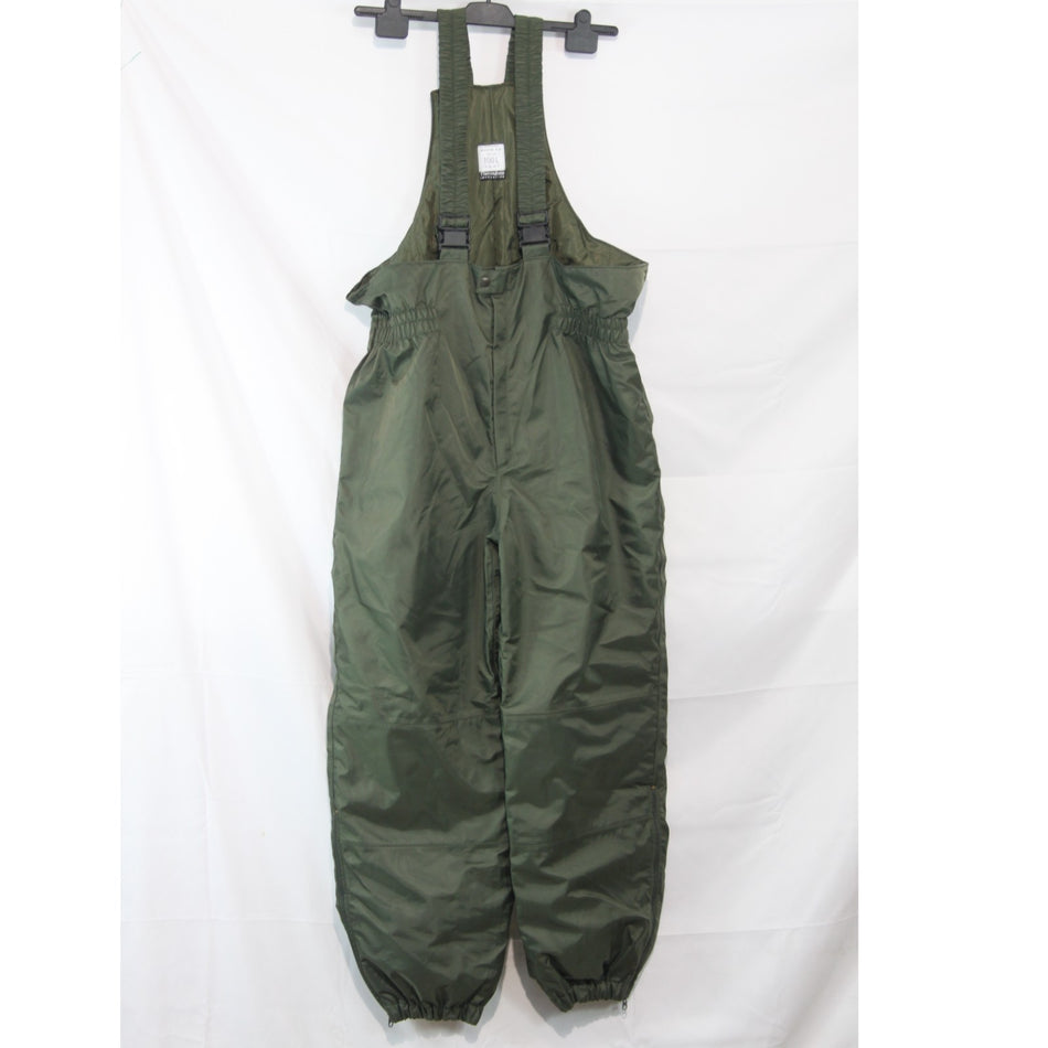 French Army Bib and Brace Salopettes Padded Over-trousers Thinsulate Olive(3851)