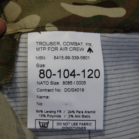 NEW MTP Trousers Aircrew FR Combat British Forces Genuine Surplus 40" Wais(4239)