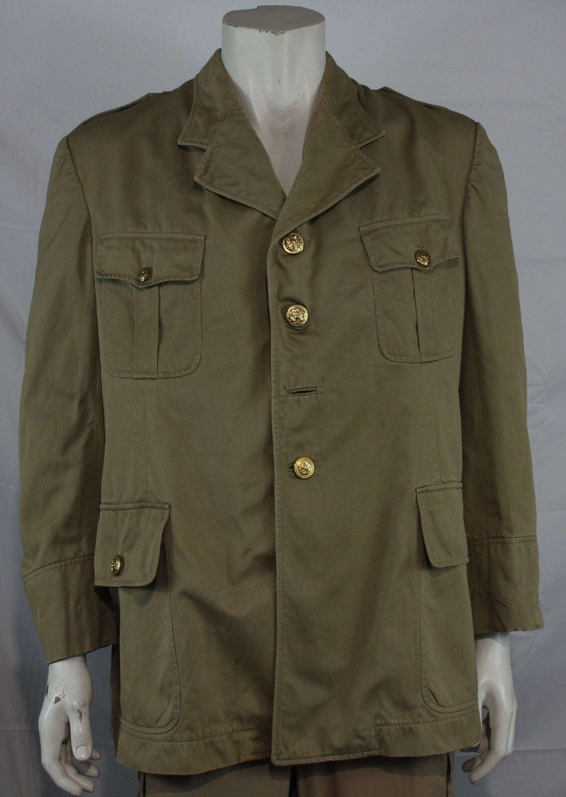 Genuine Surplus French Army Dress Jacket US Navy buttons 42-44" (1527)
