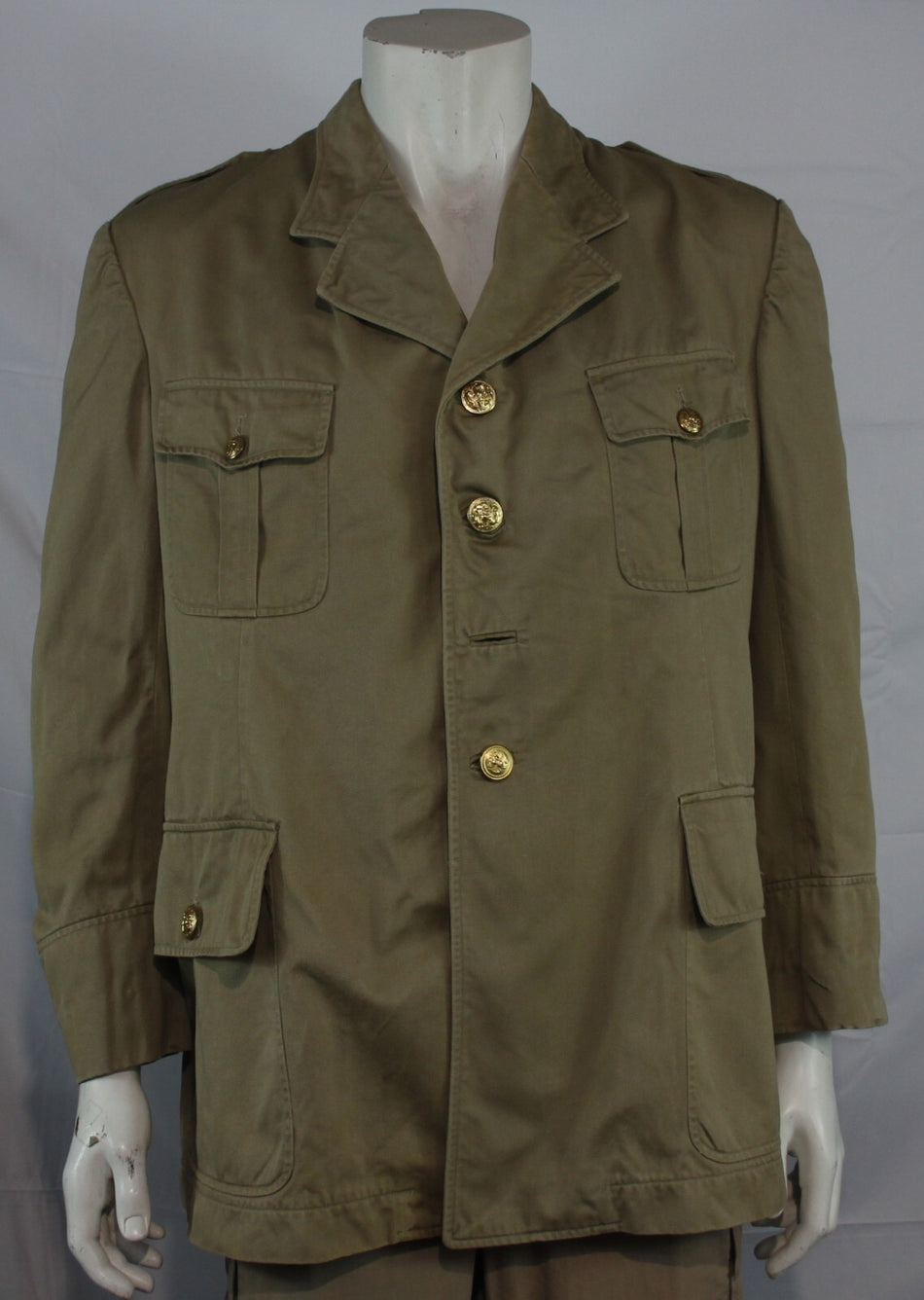 Genuine Surplus French Army Dress Jacket US Navy buttons 42-44" (1527)