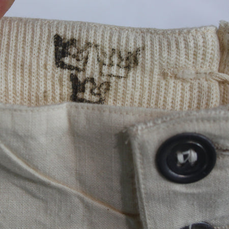 Swedish Army Vintage White Lace Up Long Johns Genuine Surplus Thermal 34" (3831)