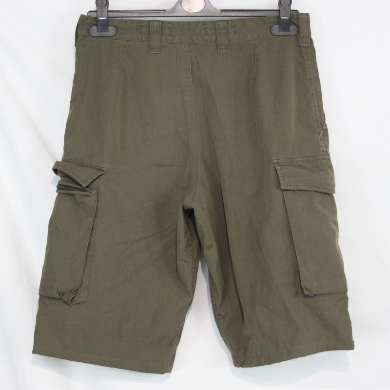 Genuine Surplus Austrian Army Olive Trouser Cutoff Shorts Military  (3292)