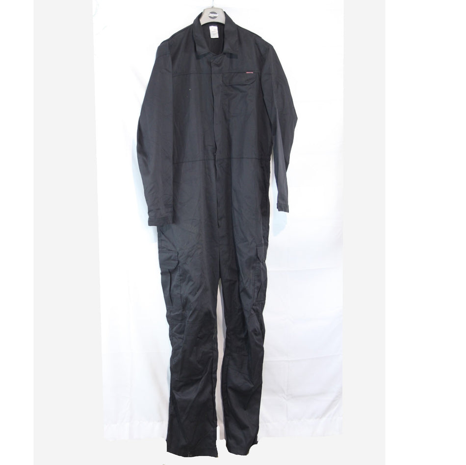 Genuine Surplus British Courier Black Coverall Overall Polycotton (4114)
