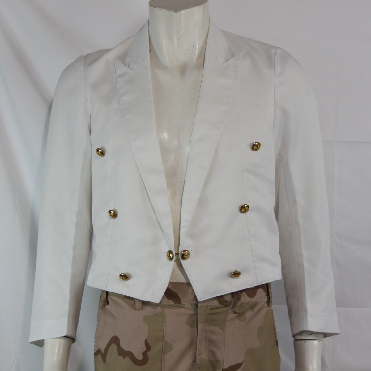 RAF White Mess Dress Jacket Genuine Surplus Unlined Airforce Brit 36-38" (3590)