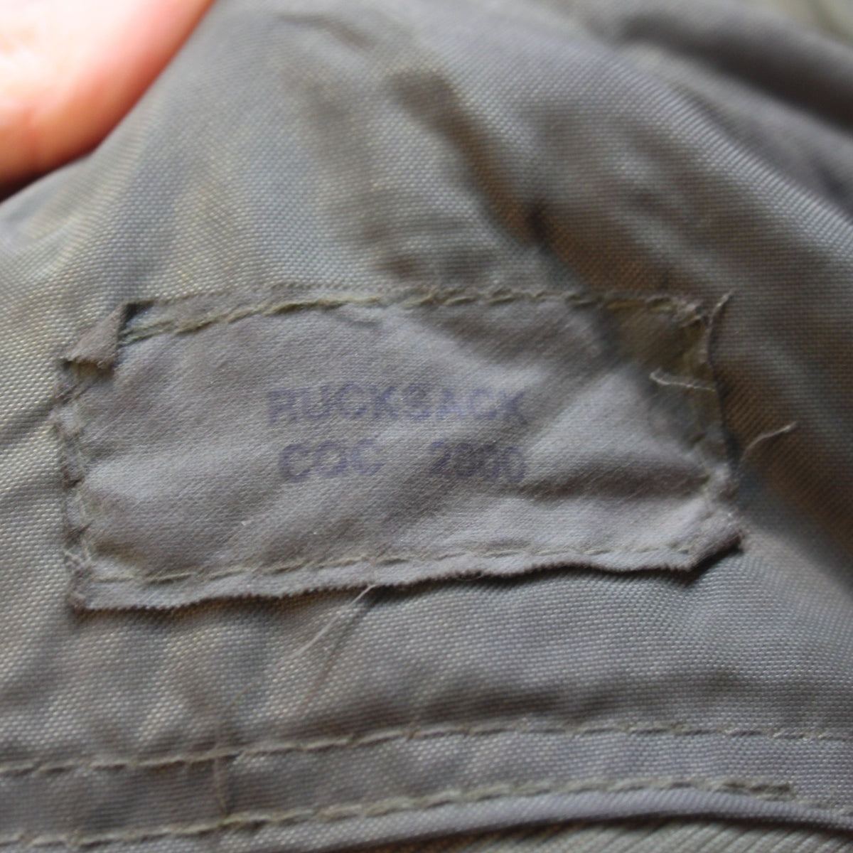 Vintage British Army Genuine Surplus Bergen Rucksack Olive Green 3762