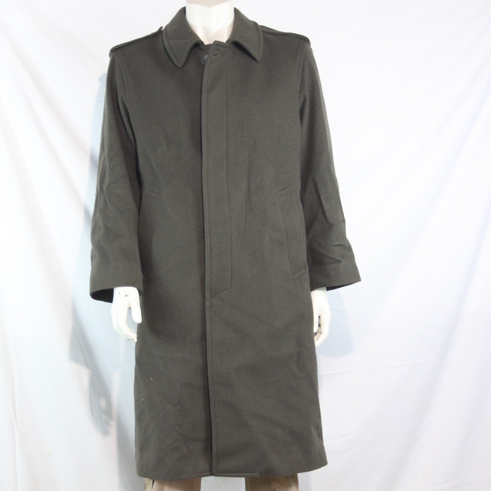 Mens French Army Winter Overcoat Genuine Surplus Thermal 42-44" Chest (3641)