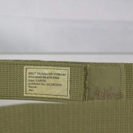 Genuine Surplus British PCS Hook and Loop Fasten Belt Light olive 48mm (4085)