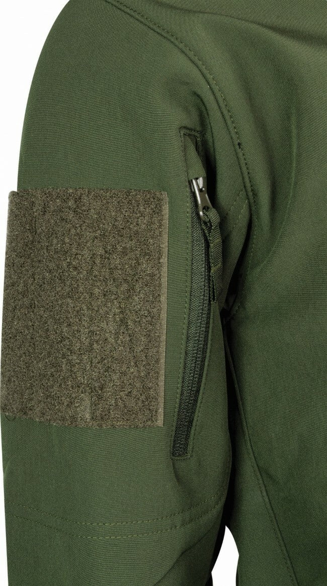 Highlander Tactical Hooded Softshell Jacket Water Resistant  Army Camo green