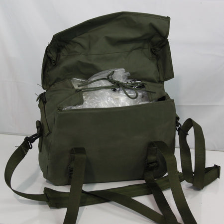 Genuine Surplus British Army Side Bag Waterproof PVC Coated Olive MOLLE (3409)
