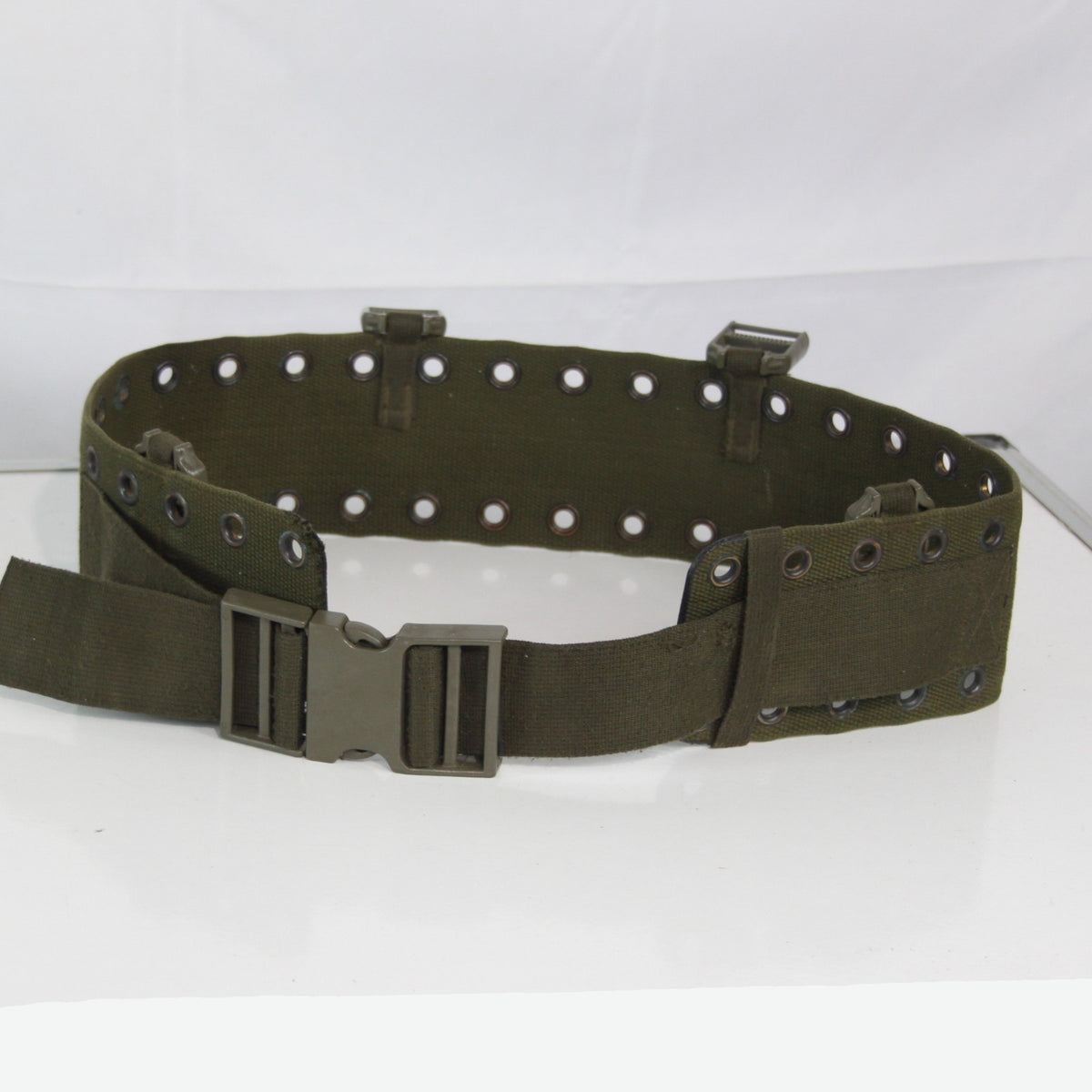 Genuine Surplus German Army Hip Belt Webbing Belt Olive 92mm Wide 34-38" (4091)