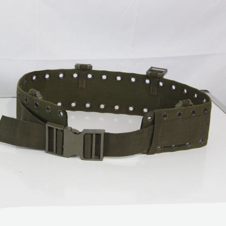 Genuine Surplus German Army Hip Belt Webbing Belt Olive 92mm Wide 34-38" (4091)