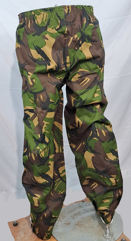 NEWGenuine Surplus Dutch Waterproof Breathable Heavy Duty Over-Trousers DPM Camo