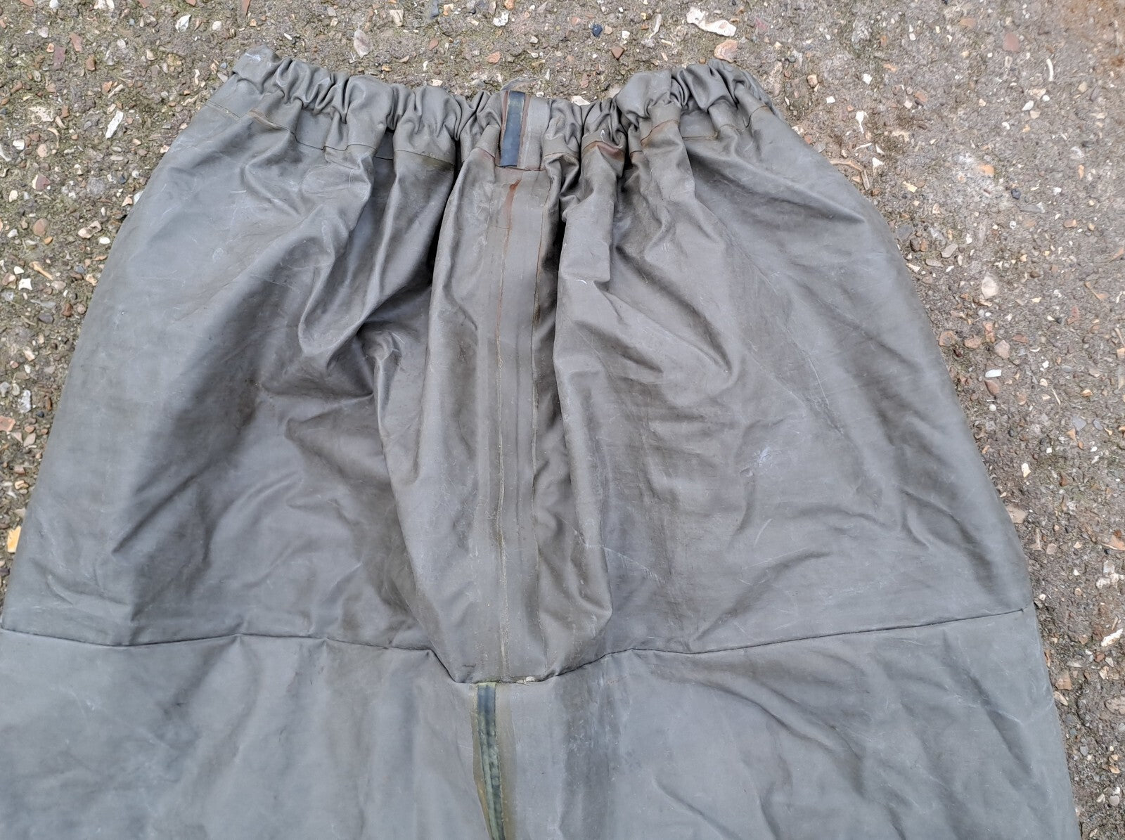 Genuine Surplus French Thick Tough Rubberised Waterproof NBC Over-Trousers (3110