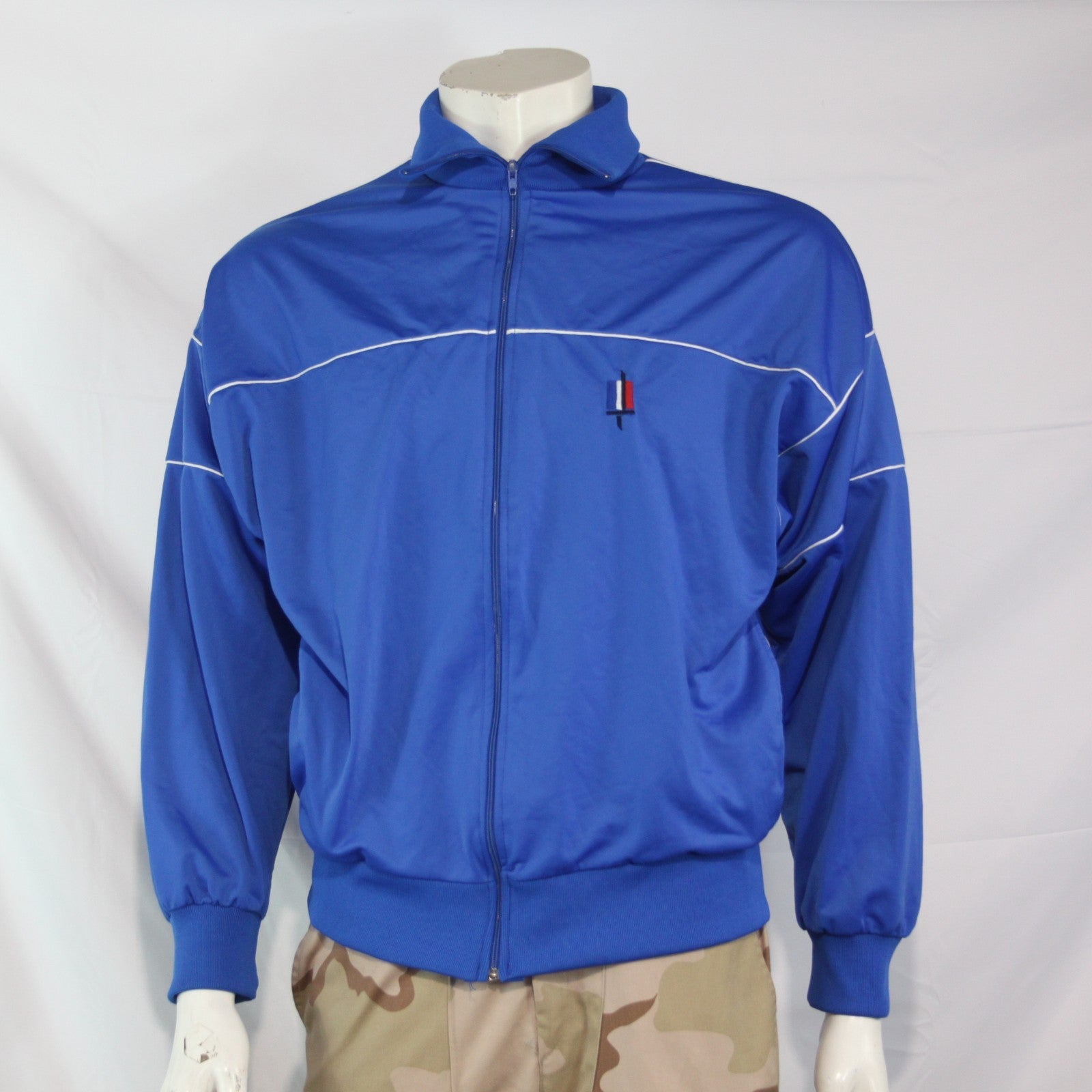 Tracksuit Top French Army Jacket Genuine Surplus Military Blue 38" (3994)