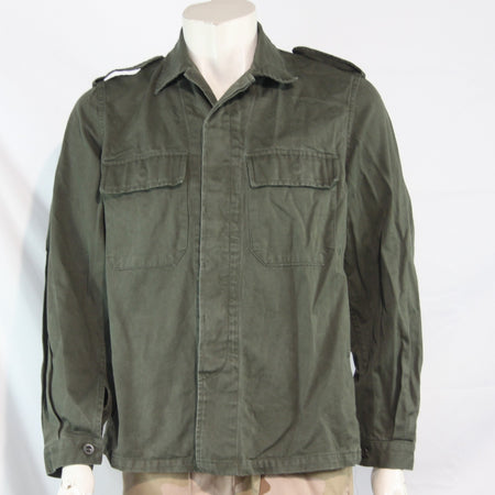 Field Shirt Belgian Army Olive Green Shirt Jacket Genuine Surplus (4389)