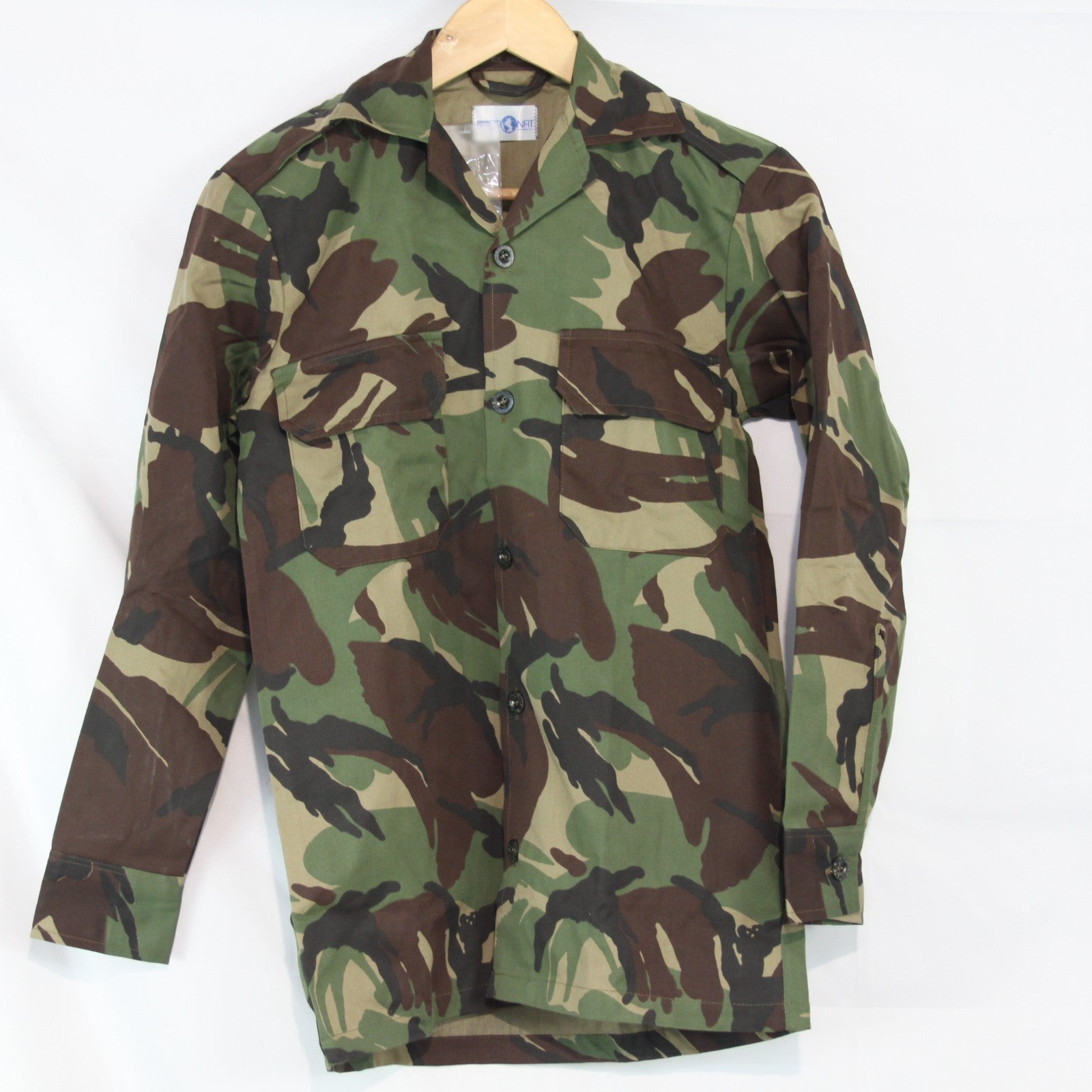 Botswana Army Camouflage Shirt Genuine Surplus Rare XXSmall 34" (3630)