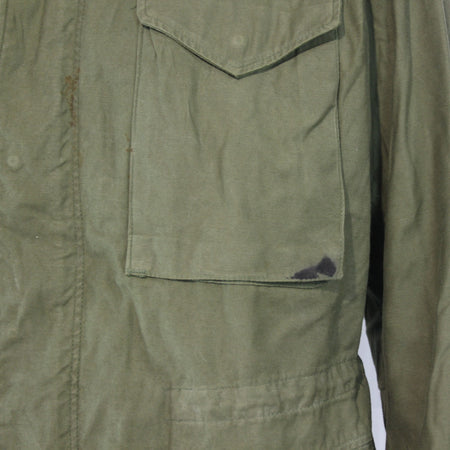 US M65 Genuine Surplus Army Jacket Olive Green Canvas Parka Medium 37-41" (3876)
