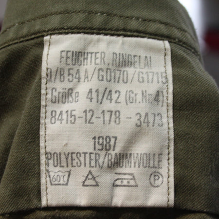 Genuine Surplus German Moleskini Shirt Short Sleeve 41-42cm collar (3624)