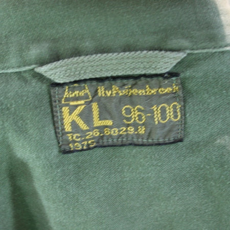 Genuine Surplus Dutch Army Olive Green Vintage Field Shirt Cotton  (3179)