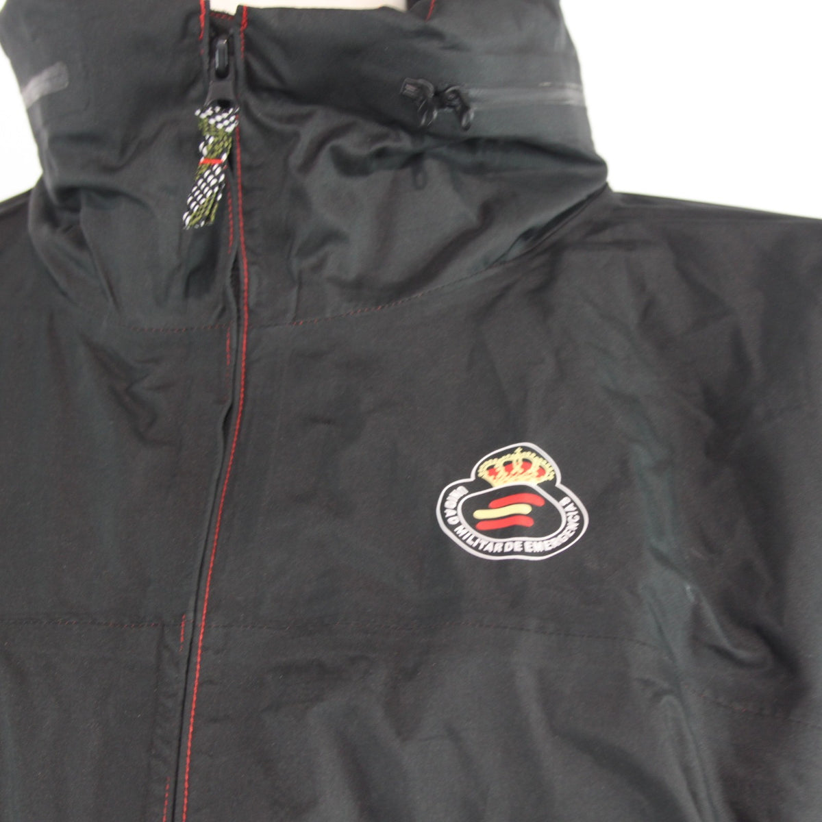 Spanish Military Black Lightweight Waterproof Breathable Jacket 38-40" (4308)