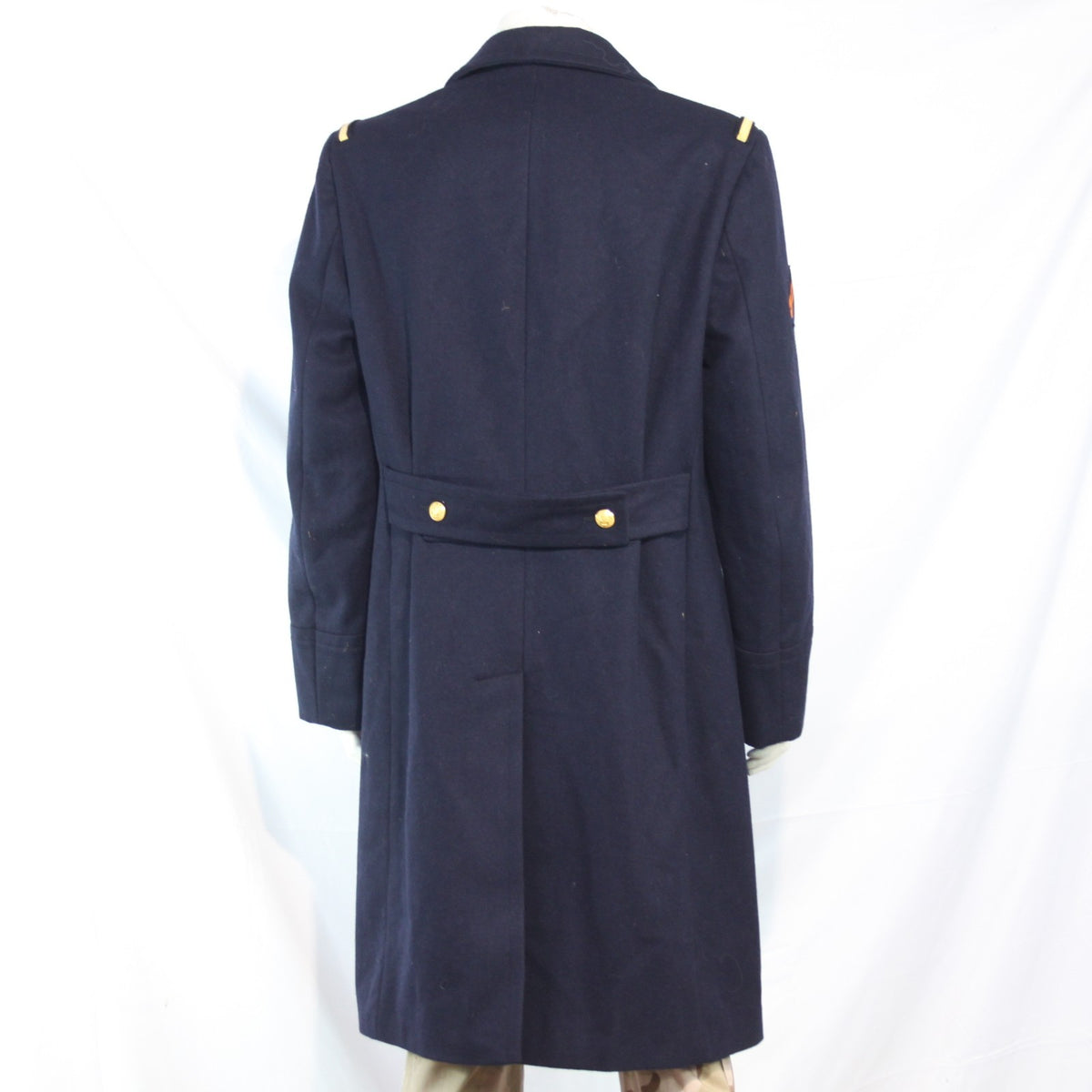 Mens French Airforce Overcoat Greatcoat Genuine Surplus 38-40" Chest (3513)