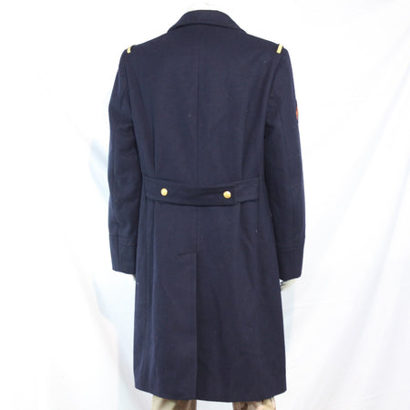 Mens French Airforce Overcoat Greatcoat Genuine Surplus 38-40" Chest (3513)