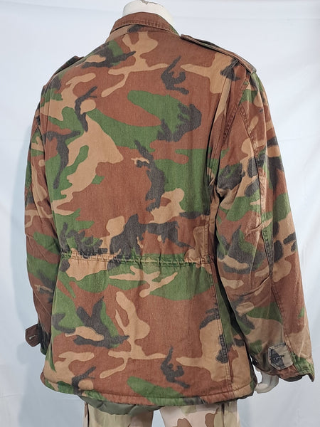 M65 Padded Jacket Genuine Surplus Croatian Police Woodland Camouflage 44-46 2380