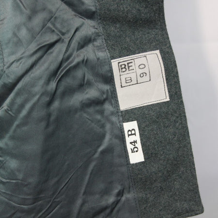 Genuine Surplus Swiss Army Vintage Wool Dress Jacket Thick Blue Grey (3314)
