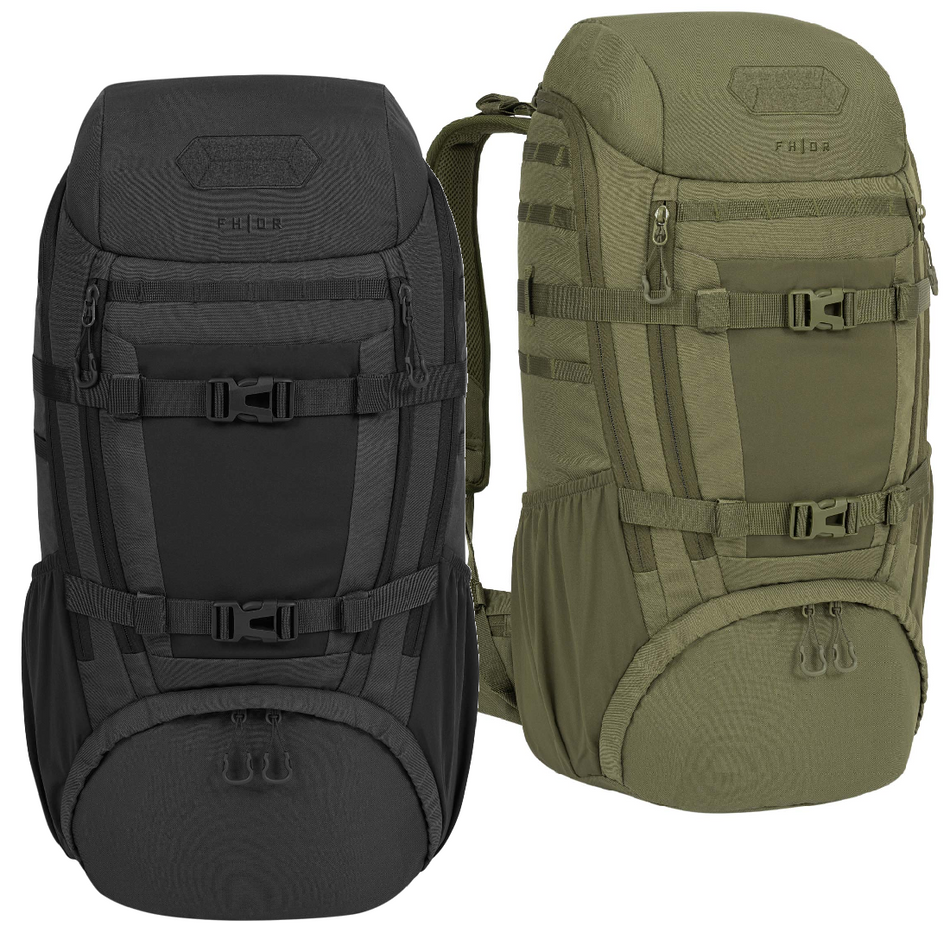 Highlander Fhior Pac 3 Grab & Go Bag 40 Litre Rucksack Black Olive Tactical Bag