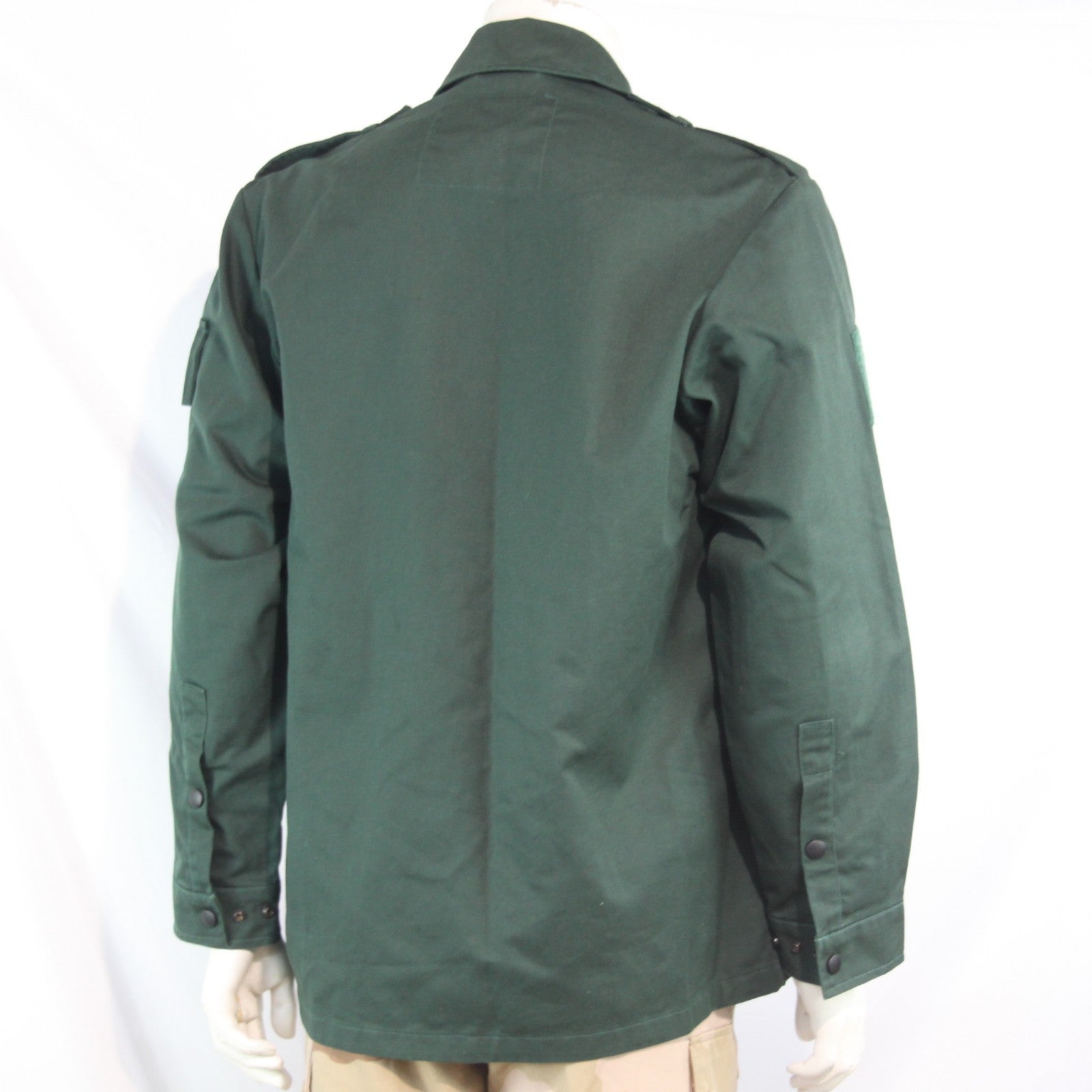 Dutch Army Military Work Shirt Green Heavyweight Genuine Surplus 40" (4131