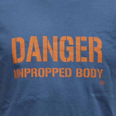 Warbird Print Danger Unpropped Body Blue Exclusive Printed T-Shirt Aviation