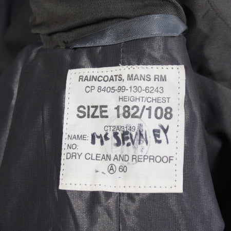 Genuine Surplus British Royal Marines Raincoat Grey Khaki 40-42" (3337)