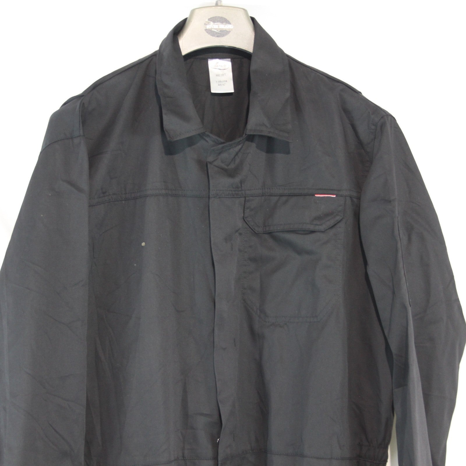 Genuine Surplus British Courier Black Coverall Overall Polycotton (4114)
