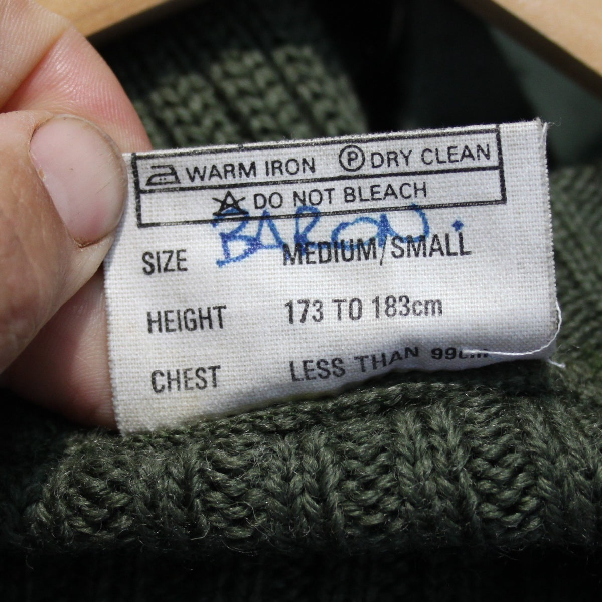 Genuine Surplus Army Military Knitted All-in-one Thermal Olive 36-38" (3531)