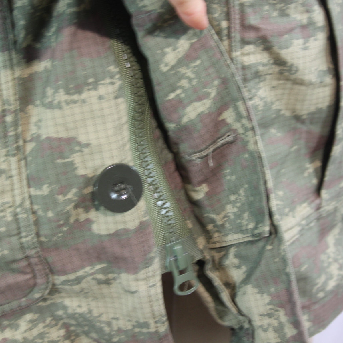 Genuine Surplus Turkish Army Camo Parka Fleece Lined Jacket 40-42" (3767)