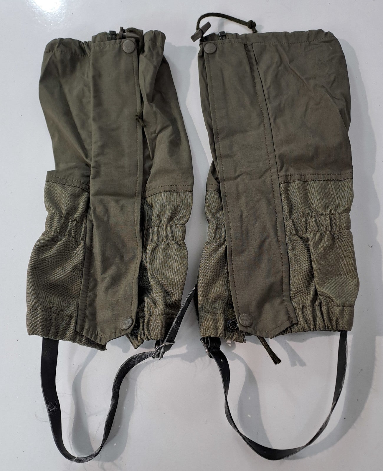 Genuine Surplus Austrian Army Military Waterproof Gaiters Olive Green (1576)