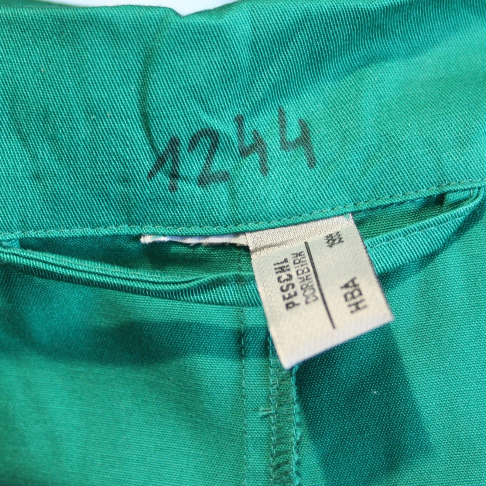 Emerald Green Austrian Army Warehouse Coat Belted at back 42-44" Genuine (4142)