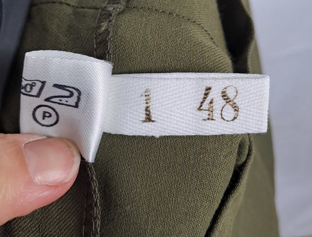 Genuine Surplus Slovakian Army Womens Skirt Khaki Green Button Fasten
