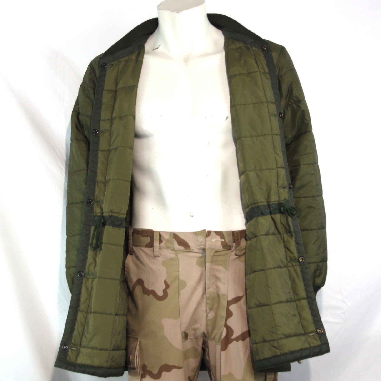 Genuine Surplus Italian Army Parka Liner Military Thermal WarmQuilted  (3724)