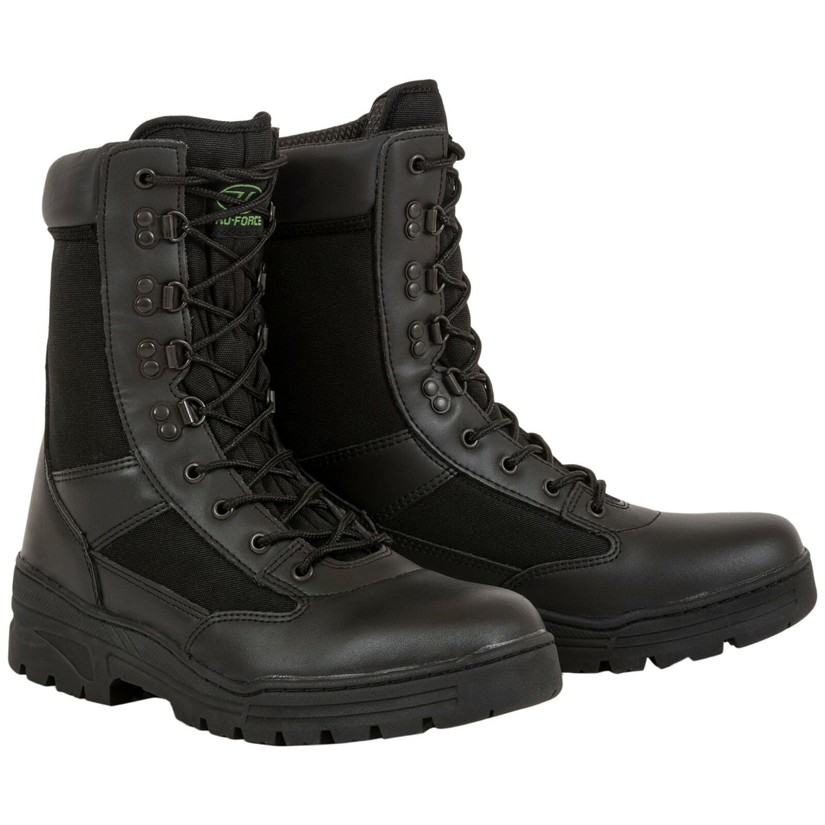 Highlander Alpha Boot Youth Mens Black Leather / Nylon Work Forces Cadets