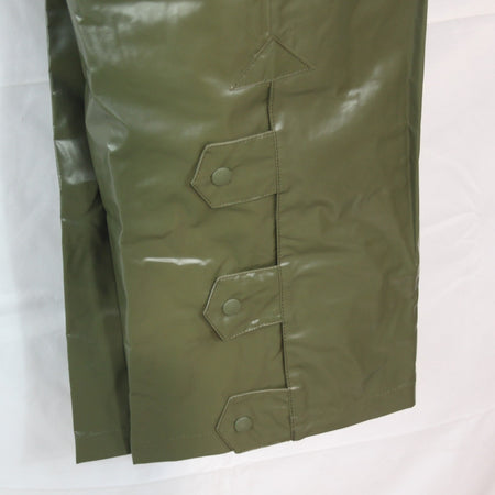 Waterproof Jacket Trouser Set PVC Coated Olive French Army Genuine Surplus(3952)