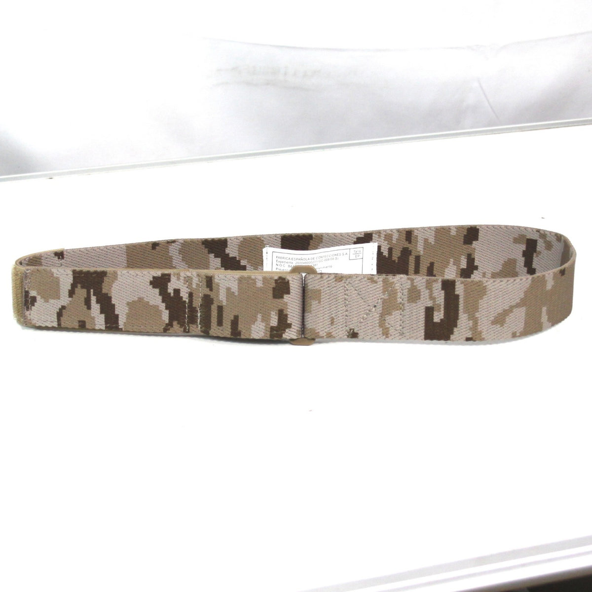 NEW Genuine Surplus Spanish Desert Digital Camo Stretch Belt 38mm  (4080)