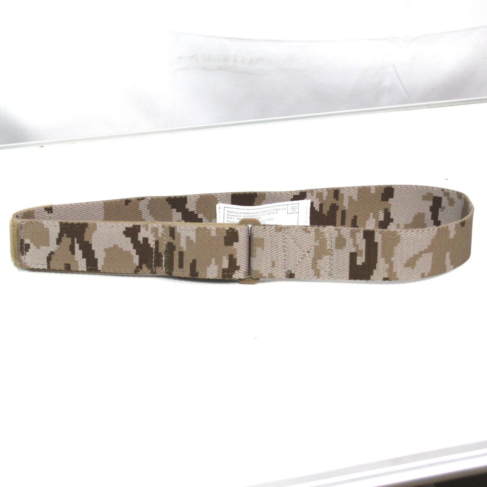 NEW Genuine Surplus Spanish Desert Digital Camo Stretch Belt 38mm  (4080)
