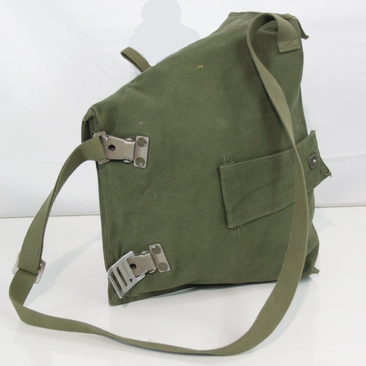 Genuine Surplus Swedish Military Side Bag Canvas Modified (3396)
