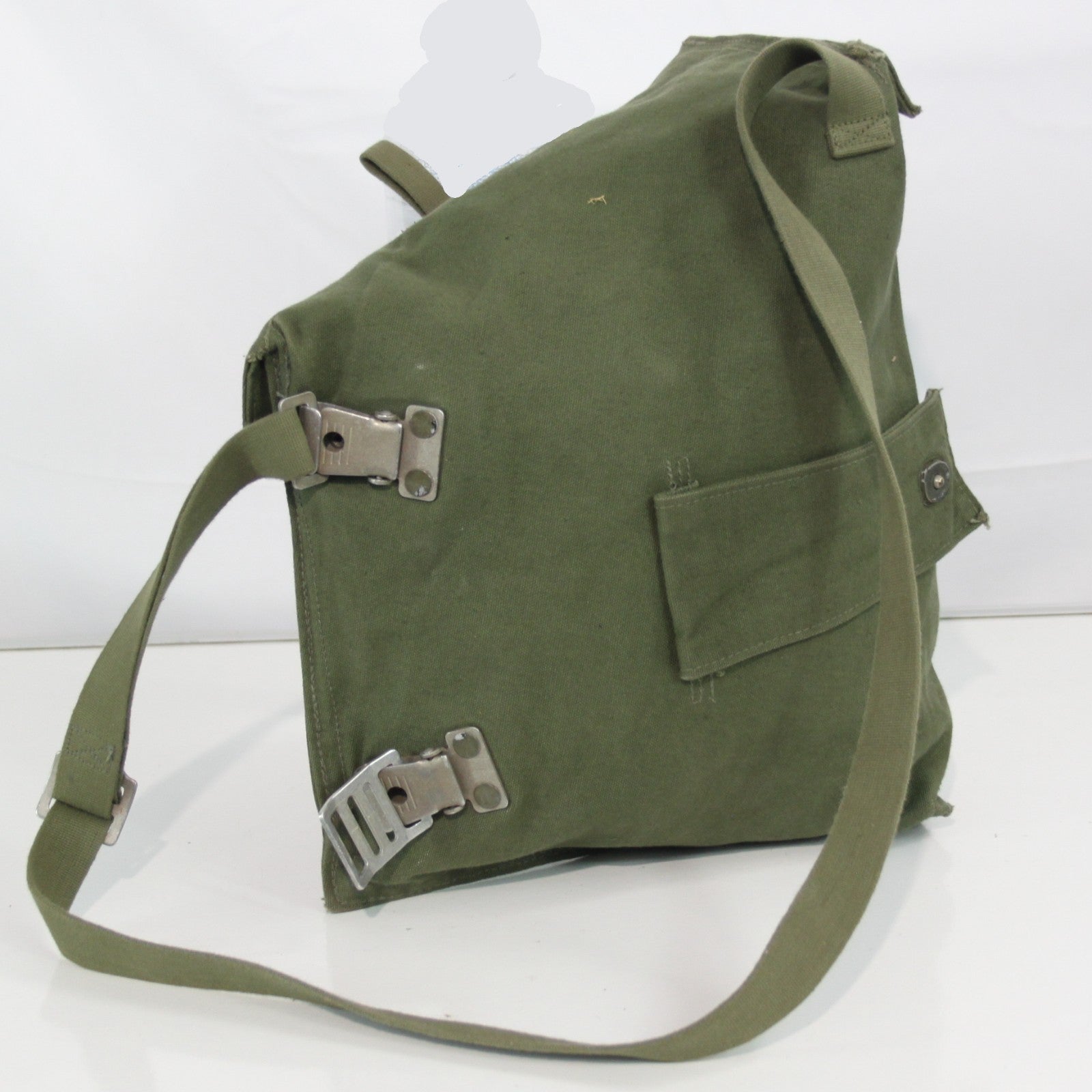 Genuine Surplus Swedish Military Side Bag Canvas Modified (3396)