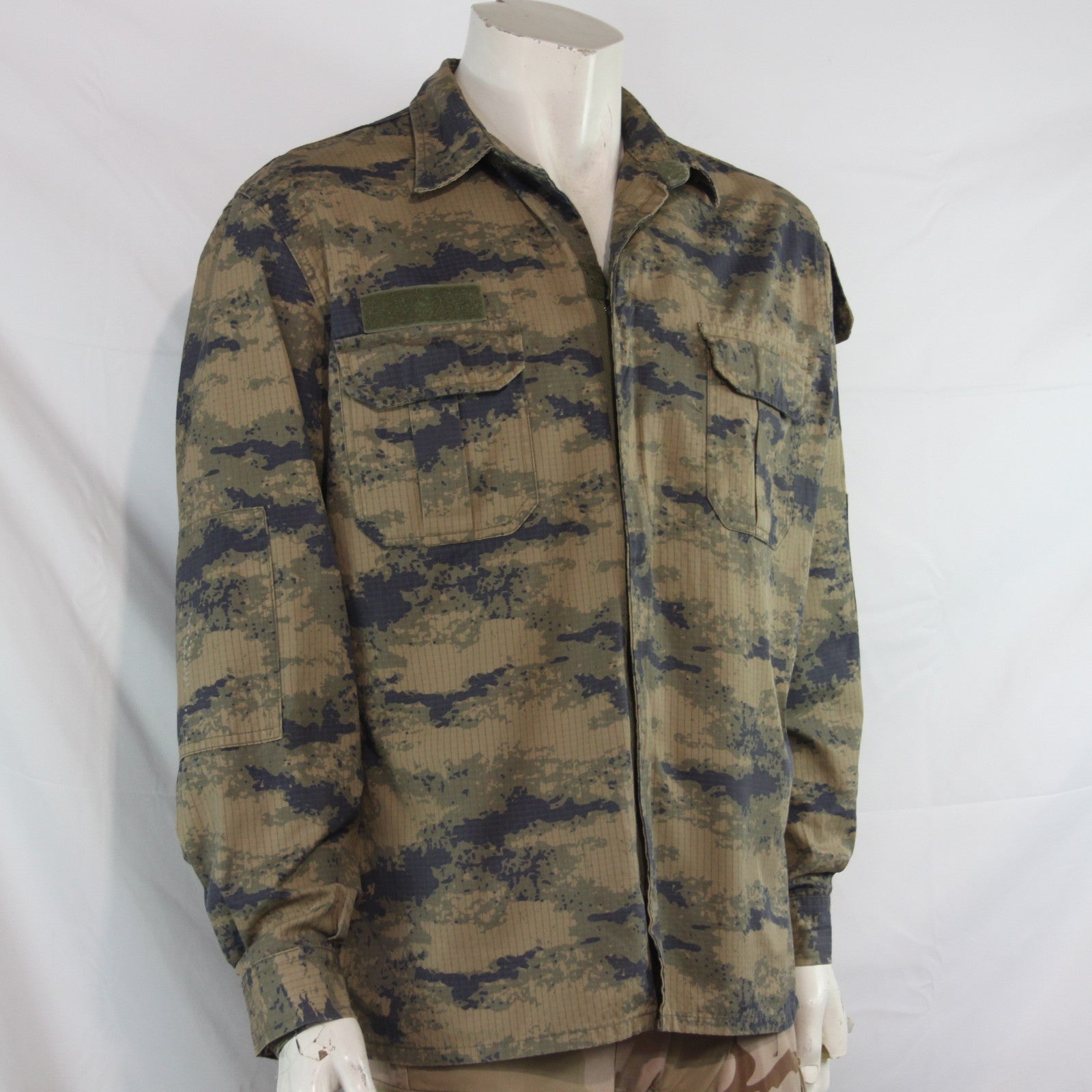 Turkish Airforce Shirt Lightweight Jacket Camouflage Genuine Surplus (4318)