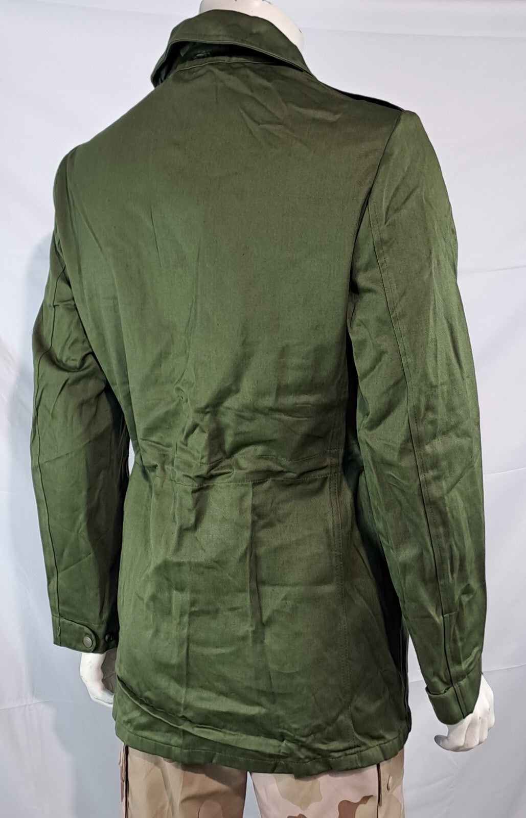Genuine Surplus Hungarian Army Field Jacket Badged Canvas 38-40" Olive (3057B)
