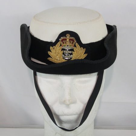 British Royal Navy Officers Tricorn Womens Dress Hat Genuine Surplus G1 (4460)